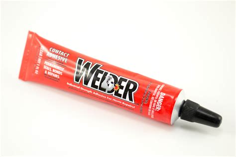 Welding glue - J-B Weld™ is The Original Cold Weld two-part epoxy system that provides strong, lasting repairs to metal and multiple surfaces. Mixed at a ratio of 1:1, it forms a permanent bond and can be shaped, tapped, filed, sanded and drilled after curing. At room temperature, J-B Weld™ sets in 4-6 hours to a dark grey color.